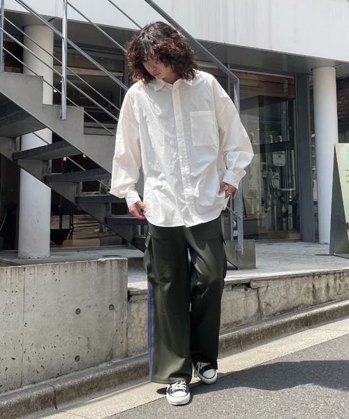 CIAOPANIC（チャオパニック）の「トラックカーゴパンツ（カーゴパンツ・メンズ・ブラック/オリーブ/サックスブルー・FREE）」の10枚目の写真