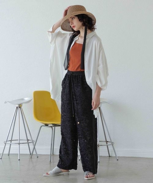 JEANASIS（ジーナシス）の「アシメトングフラットサンダル/198264（サンダル・レディース・ブラック/シルバー・MEDIUM/LARGE）」の22枚目の写真