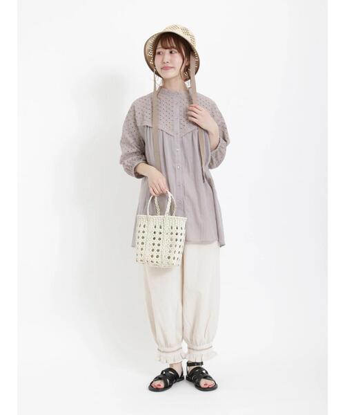 Samansa Mos2(サマンサ モスモス)の「リボンテープ付透かしバケットハット(ハット・レディース・ブラック/ベージュ・フリ-)」の18枚目の写真