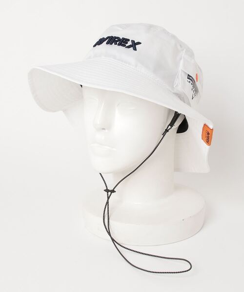 AVIREX（アヴィレックス）の「《GOLF WEAR》U.S.S.F. ポケット付きブーニーハット / アヴィレックス / AVIREX（ゴルフグッズ・メンズ・ブラック/レッド/ホワイト/ネイビー・F）」の2枚目の写真