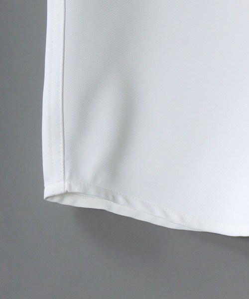 SITRY(シトリー)の「SITRY wide dress shirt with chain/別注 チェーン付き 半袖 ワイド ドレスシャツ(シャツ/ブラウス・メンズ・ホワイト/ホワイト系その他/ブラック/ブラック系その他・M/L)」の7枚目の写真