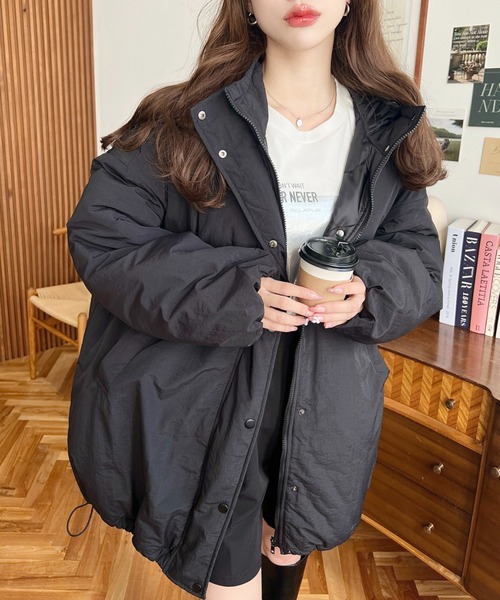 セール】シャカシャカナイロン裏キルトモンスターパーカージャケット