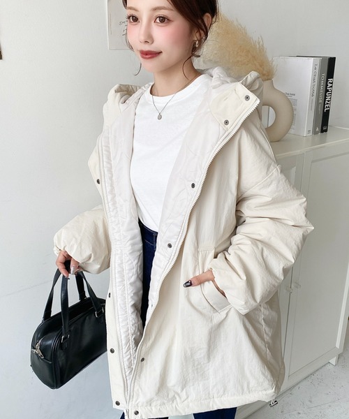 セール】シャカシャカナイロン裏キルトモンスターパーカージャケット