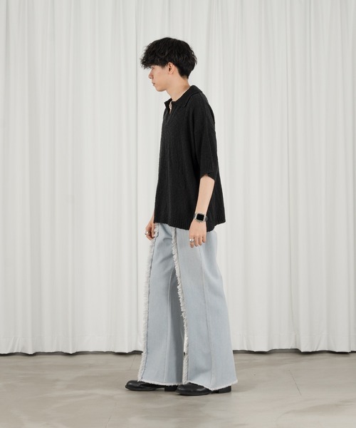 HALFZIP SUMMER KNIT/ハーフジップサマーニット（ニット