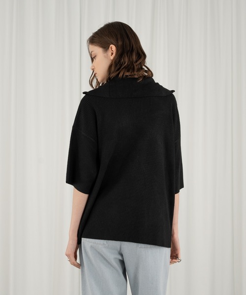 selle glant（セレグランテ）の「HALFZIP SUMMER KNIT/ハーフジップ