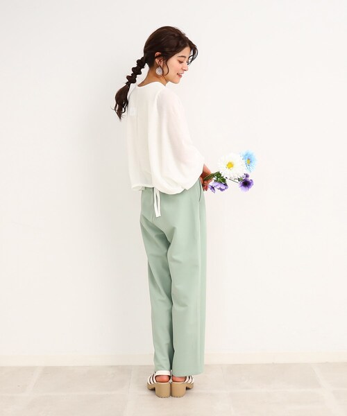 Cutie Blonde(キューティーブロンド)の「◆【上下2WAY】リボンがかわいい!ボレロカーディガン(カーディガン/ボレロ・レディース・ブルー/ホワイト系/ブラック・00)」の16枚目の写真