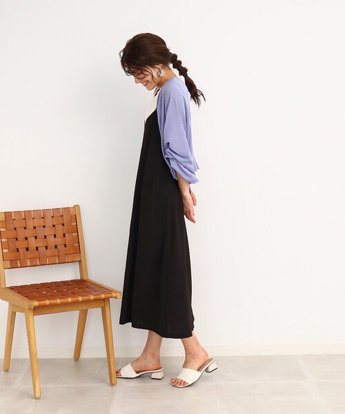 Cutie Blonde(キューティーブロンド)の「◆【上下2WAY】リボンがかわいい!ボレロカーディガン(カーディガン/ボレロ・レディース・ブルー/ホワイト系/ブラック・00)」の6枚目の写真