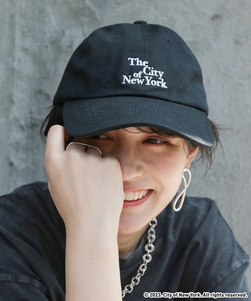 GOOD ROCK SPEED（グッドロックスピード）の「NYC × GOOD ROCK SPEED logo cap（キャップ・レディース・ネイビー/ホワイト/ブラック/グリーン・FREE）」の3枚目の写真
