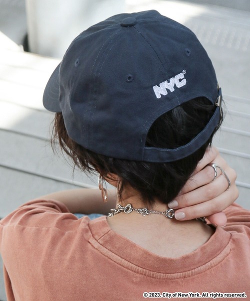 GOOD ROCK SPEED（グッドロックスピード）の「NYC × GOOD ROCK SPEED logo cap（キャップ・レディース・ネイビー/ホワイト/ブラック/グリーン・FREE）」の6枚目の写真