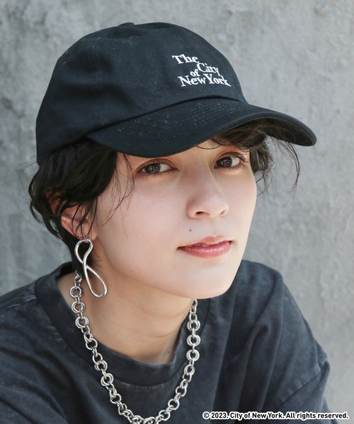 GOOD ROCK SPEED（グッドロックスピード）の「NYC × GOOD ROCK SPEED logo cap（キャップ・レディース・ネイビー/ホワイト/ブラック/グリーン・FREE）」の5枚目の写真