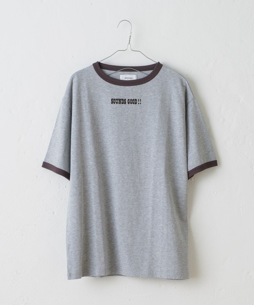 今期 完売 COEL クラシックリンガープリントTシャツ リンガーロゴプリントTシャツ