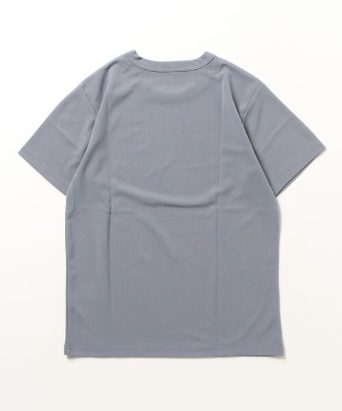 NAVY(ネイビー)の「ジョーゼットショートスリーブTシャツ(Tシャツ/カットソー・メンズ・ホワイト/ピンク/グレイッシュベージュ/ブラック/グレー・S/M/L/XL)」の6枚目の写真