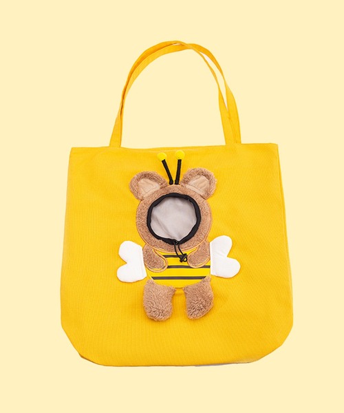 aimoha（アイモハ）の「可愛い　ハチミツベアー型　顔出しキャリーバッグ（ペット用キャリーケース・レディース・イエロー/ブルー/グリーン・LARGE/X-LARGE）」の12枚目の写真