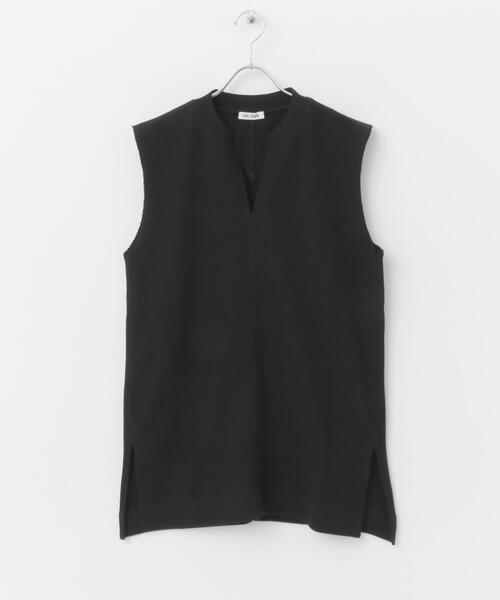 FORK&SPOON（フォークアンドスプーン）の「FORK&SPOON　キーネックチュニック（チュニック・レディース・ブラック/カーキ/アイボリー・1）」の22枚目の写真