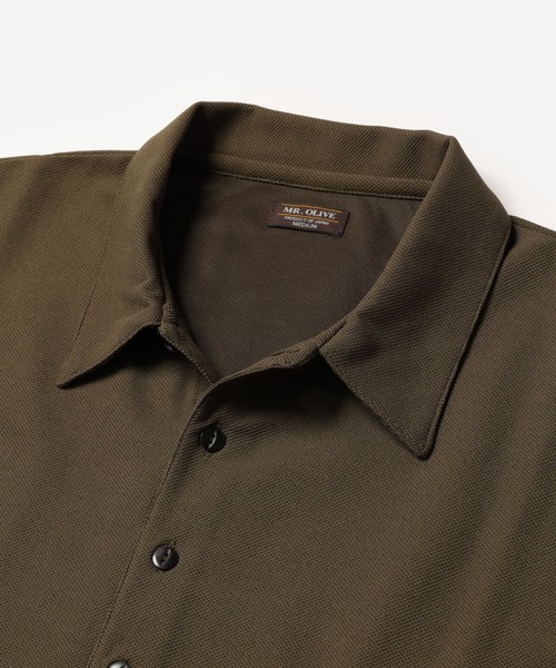 MR.OLIVE ミスターオリーブ / FIELDSENSOR BIRDSEYE / FRENCH POLO SHIRT 【セットアップ対応】フィールドセンサー バーズアイ / フレンチ ポロシャツ / M231147