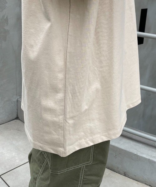 CIAOPANIC(チャオパニック)の「Old English ロゴT(Tシャツ/カットソー・レディース・ベージュ/ホワイト/ブラック/グレー・FREE)」の22枚目の写真