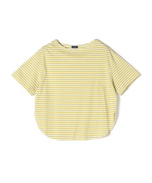 〈手洗い可能〉ハイゲージ ボーダー 半袖 Tシャツ