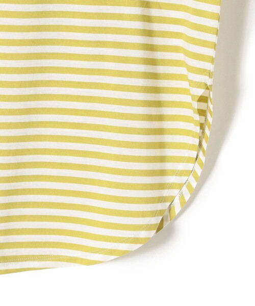 SHIPS(シップス)の「〈手洗い可能〉ハイゲージ ボーダー 半袖 Tシャツ(Tシャツ/カットソー・レディース・イエロー系その他2/ブラック/オリーブ/ライトグレー・ONE SIZE)」の10枚目の写真