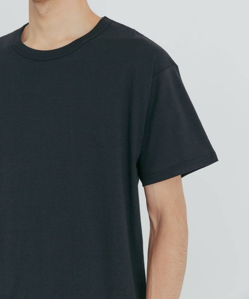 URBAN RESEARCH（アーバンリサーチ）の「『UR TECH』クルーネックTシャツ（Tシャツ/カットソー・メンズ・チャコールグレー/ブラック/ホワイト・MEDIUM/LARGE）」の6枚目の写真