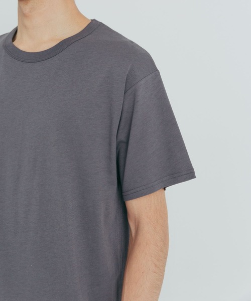 URBAN RESEARCH（アーバンリサーチ）の「『UR TECH』クルーネックTシャツ（Tシャツ/カットソー・メンズ・チャコールグレー/ブラック/ホワイト・MEDIUM/LARGE）」の8枚目の写真