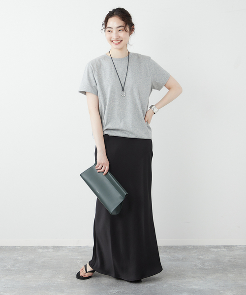 plage（プラージュ）の「《追加》Nuance Tシャツ2（Tシャツ/カットソー・レディース・ホワイト/アイボリー/チャコールグレー・FREE）」の4枚目の写真