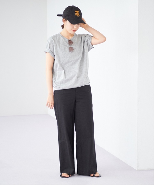 plage（プラージュ）の「《追加》Nuance Tシャツ2（Tシャツ/カットソー・レディース・ホワイト/アイボリー/チャコールグレー・FREE）」の9枚目の写真