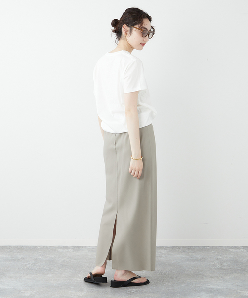 plage（プラージュ）の「《追加》Nuance Tシャツ2（Tシャツ/カットソー・レディース・ホワイト/アイボリー/チャコールグレー・FREE）」の17枚目の写真