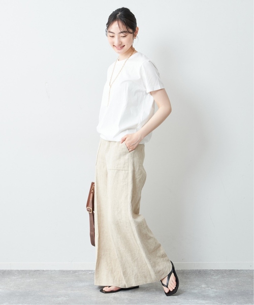 plage（プラージュ）の「《追加》Nuance Tシャツ2（Tシャツ/カットソー・レディース・ホワイト/アイボリー/チャコールグレー・FREE）」の18枚目の写真