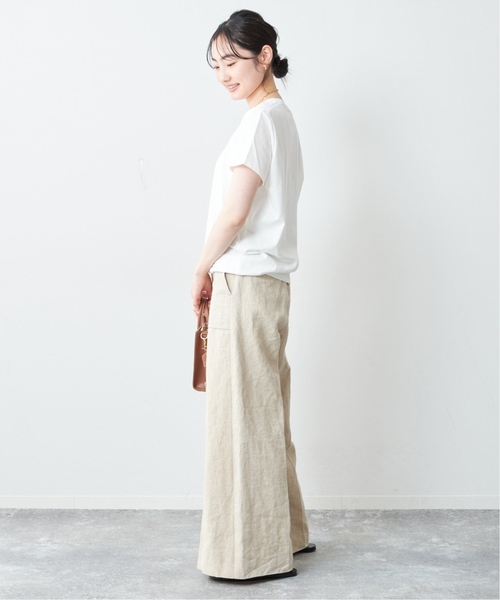 plage（プラージュ）の「《追加》Nuance Tシャツ2（Tシャツ/カットソー・レディース・ホワイト/アイボリー/チャコールグレー・FREE）」の19枚目の写真