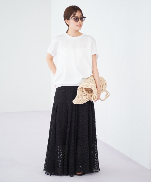 plage（プラージュ）の「《追加》Nuance Tシャツ2（Tシャツ/カットソー・レディース・ホワイト/アイボリー/チャコールグレー・FREE）」の21枚目の写真