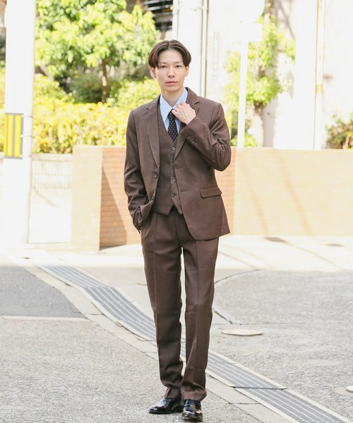 Cloudstyle】ビジネス セットアップスーツ /スリーピース スーツ