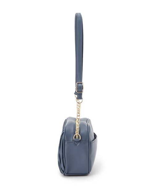 grove（グローブ）の「◆立体感のあるデザインのスクエア型のショルダーバッグ（ショルダーバッグ・レディース・アイボリー/ブラック/ブルー/ライトグレー/ガンメタ・00）」の6枚目の写真