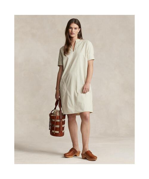 未使用級 ラルフローレン パームリーフ柄 コットンドレス マキシワンピース S 未使用級 ラルフローレン パームリーフ柄 コットンドレス マキシ