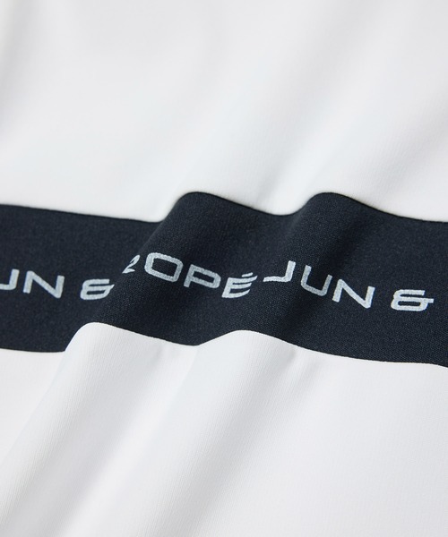 JUN&ROPE'（ジュンアンドロペ）の「【UV】編み立てリブ衿付き長袖プルオーバー（Tシャツ/カットソー・レディース・ブラック/ホワイト・S/M/L）」の16枚目の写真