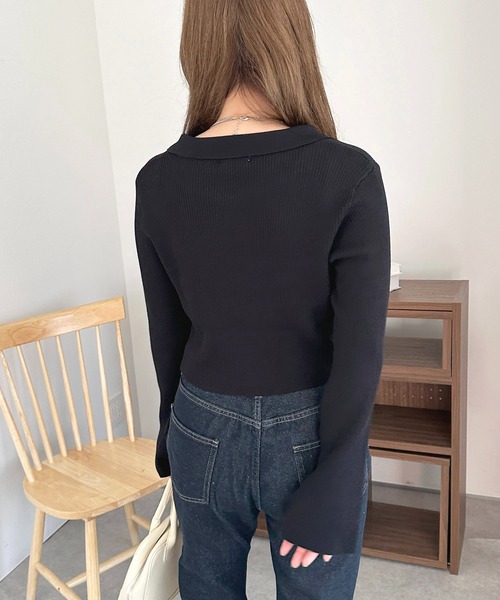 apres jour(アプレジュール)の「ダブルジップトップス【ZOZOTOWN限定アイテム】(Tシャツ/カットソー・レディース・ブラック/ライトイエロー/アイボリー/ブルー・X-LARGE/フリー)」の20枚目の写真