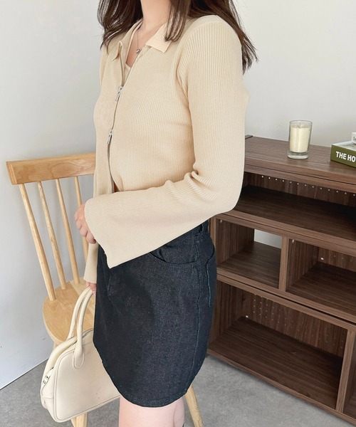 セール】ダブルジップトップス【ZOZOTOWN限定アイテム】（Tシャツ