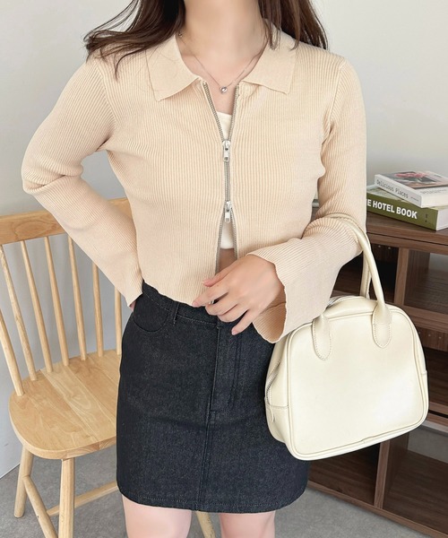 セール】ダブルジップトップス【ZOZOTOWN限定アイテム】（Tシャツ