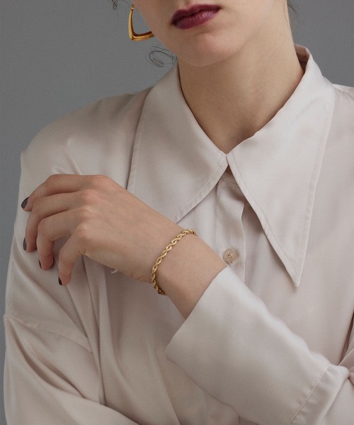 CENE（セネ）の「【CENE】セネ/ブレイディドブレスレット（ブレスレット・レディース・シルバー/ゴールド・FREE）」の7枚目の写真