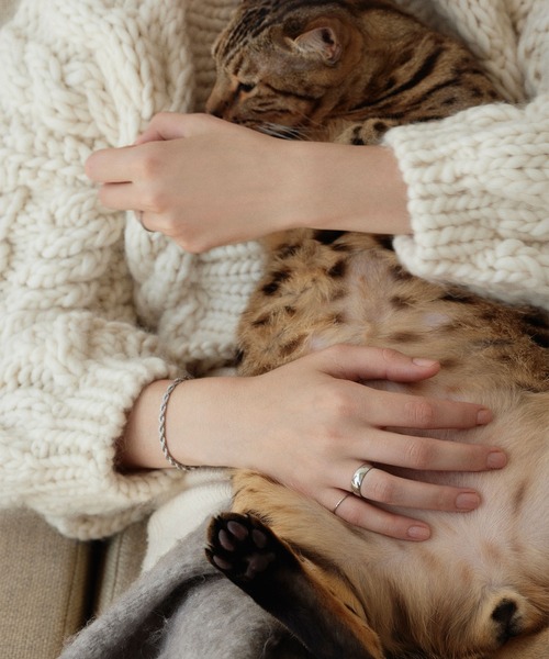 CENE（セネ）の「【CENE】セネ/ブレイディドブレスレット（ブレスレット・レディース・シルバー/ゴールド・FREE）」の12枚目の写真