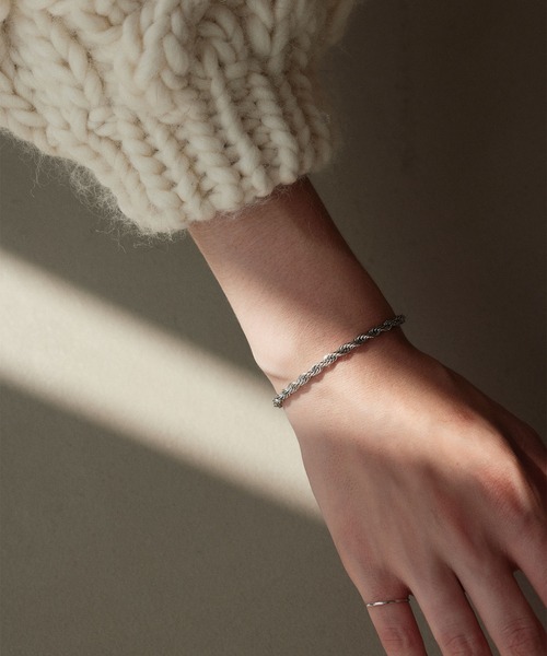 CENE（セネ）の「【CENE】セネ/ブレイディドブレスレット（ブレスレット・レディース・シルバー/ゴールド・FREE）」の13枚目の写真