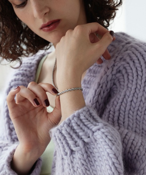 CENE（セネ）の「【CENE】セネ/ブレイディドブレスレット（ブレスレット・レディース・シルバー/ゴールド・FREE）」の15枚目の写真