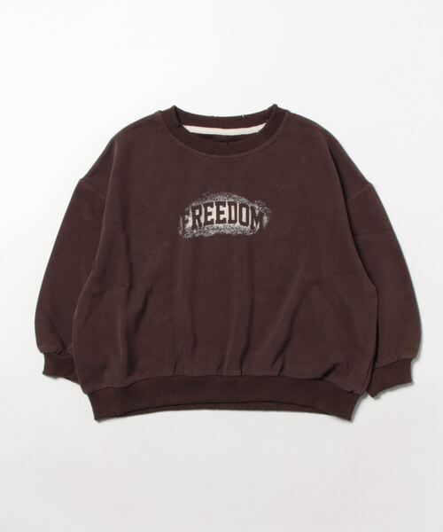 Bee des Bee（ビーデスビー）の「フロントロゴトレーナー（スウェット・キッズ・ブラウン/ベージュ・100cm/140cm/110cm/120cm/130cm）」の2枚目の写真