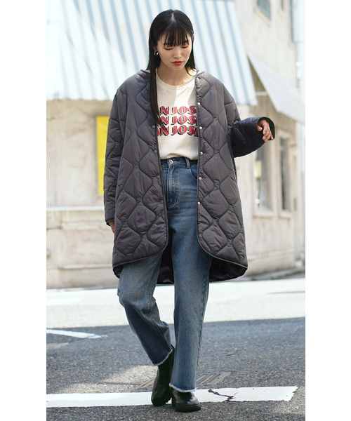 モロミー 【CANAL JEAN】薄手春先にも！キルティングアノラック 新品】El mar(エルマール) CANAL JEAN(キャナルジーン) ナイロン