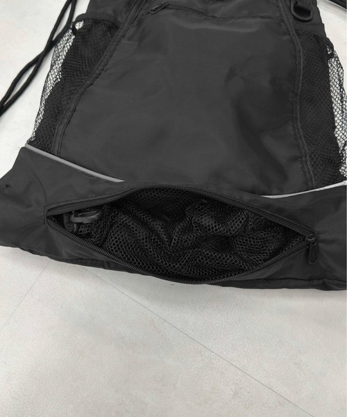 sedacle(セダクル)の「ナイロンナップサック(バックパック/リュック・メンズ・ブラック・FREE)」の10枚目の写真