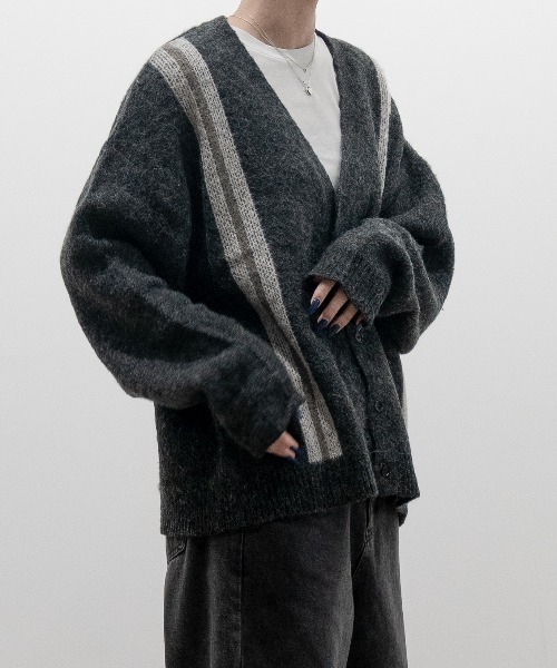 【EDDEN ELLEN】モヘアニットラインカーディガン（カーディガン/ボレロ）｜EDDEN ELLEN（エデンエレン）