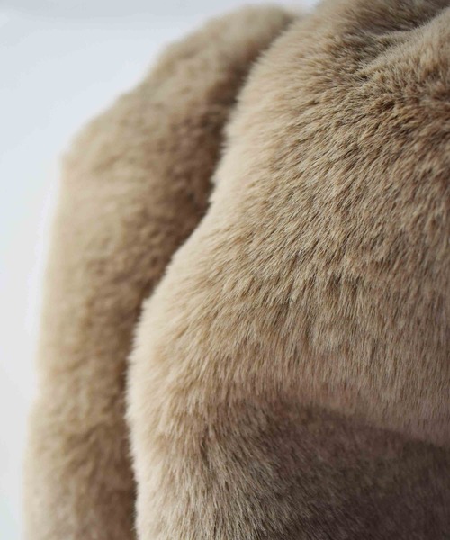 PICCIN（ピッチン）の「エコファー2wayバッグ（トートバッグ・レディース・ベージュ/ブラック・FREE）」の11枚目の写真