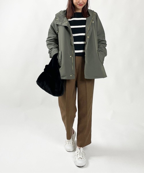 PICCIN（ピッチン）の「エコファー2wayバッグ（トートバッグ・レディース・ベージュ/ブラック・FREE）」の18枚目の写真