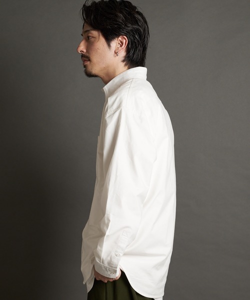 JACKROSE(ジャックローズ)の「RT-オックスレギュラーカラーBIGシャツ(シャツ/ブラウス・メンズ・ストライプ/ブルー/ホワイト・L/XL)」の8枚目の写真