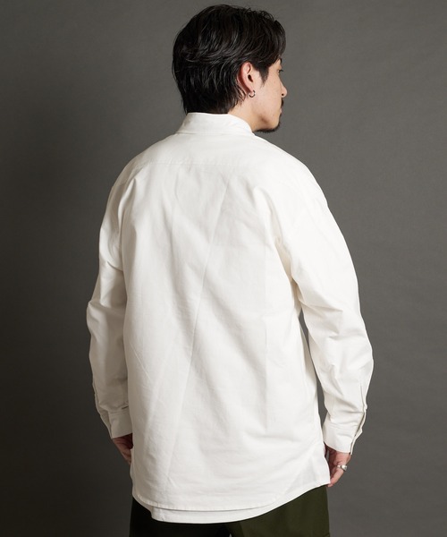 JACKROSE(ジャックローズ)の「RT-オックスレギュラーカラーBIGシャツ(シャツ/ブラウス・メンズ・ストライプ/ブルー/ホワイト・L/XL)」の10枚目の写真