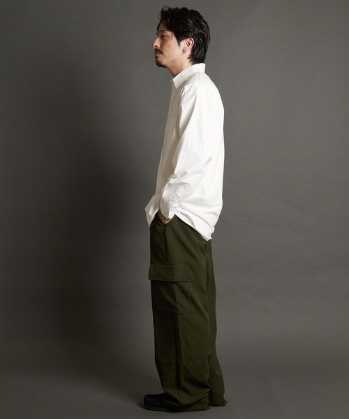 JACKROSE(ジャックローズ)の「RT-オックスレギュラーカラーBIGシャツ(シャツ/ブラウス・メンズ・ストライプ/ブルー/ホワイト・L/XL)」の15枚目の写真